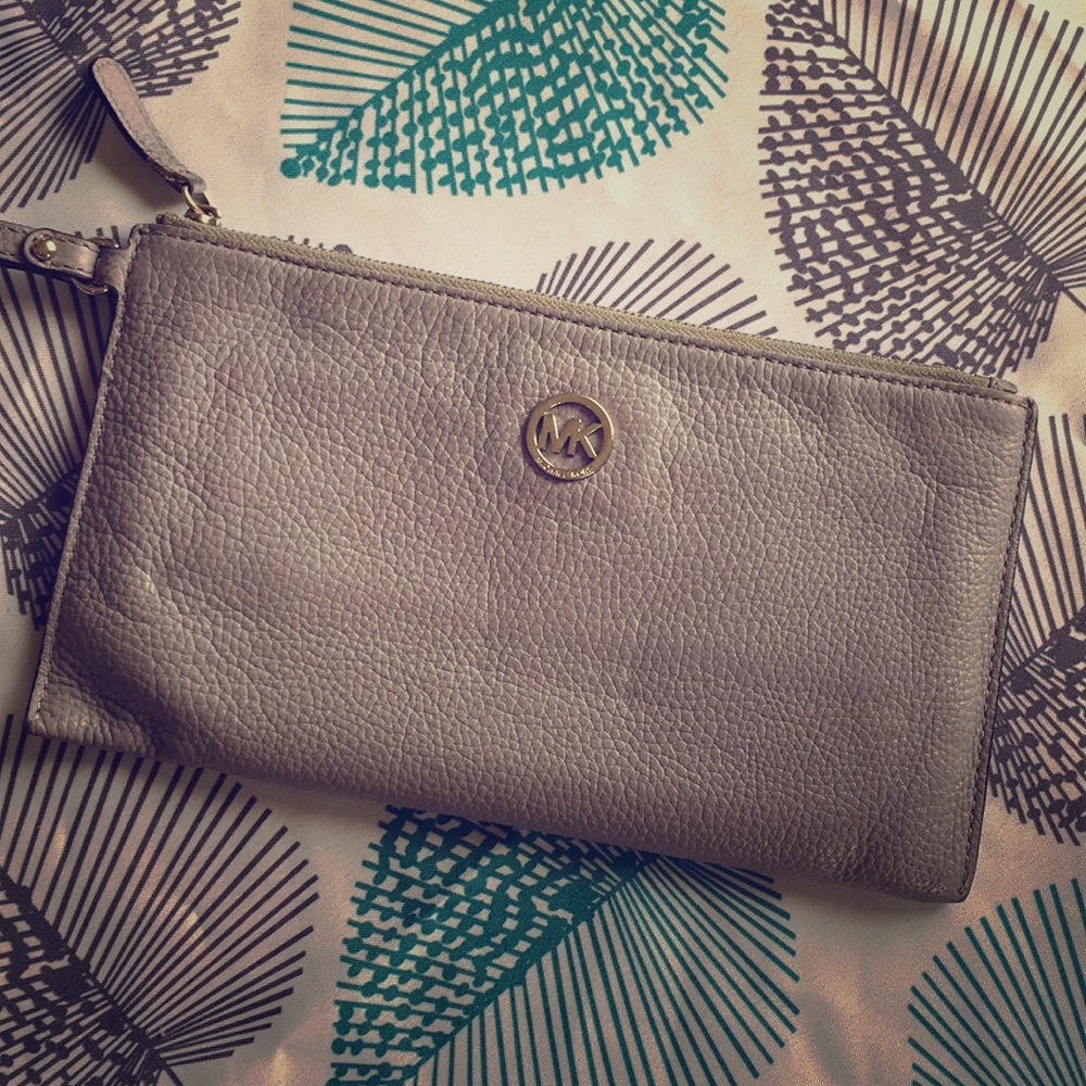 Michael Kors Purple Wristlet